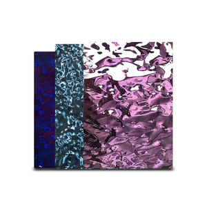 Fabrication sur mesure, tendance du moment, plaques en acier inoxydable SUS 201 202 304 316l 1,1 mm, gaufrées, PVD or rose, pour vitrine de vente au détail - Product Image 6