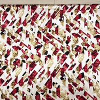 Tissu satiné en soie et élasthanne de haute qualité, doux pour la peau, à la texture agréable, élégant et unique, pour robe d'été personnalisée pour femme