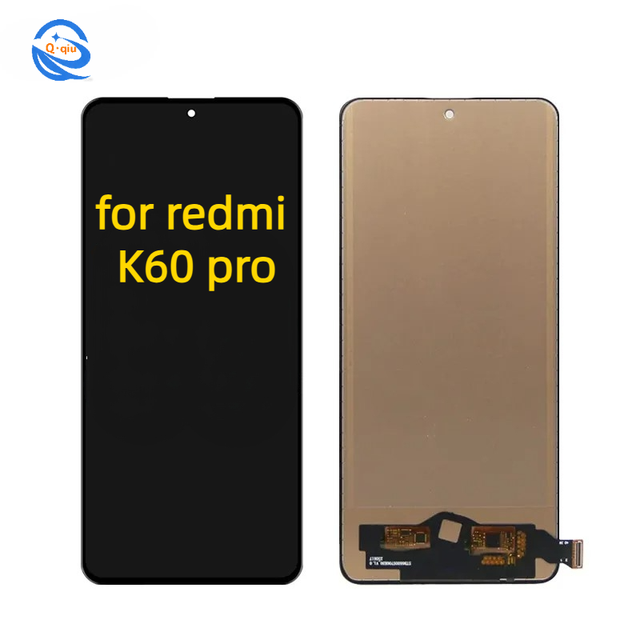 Wholesale Redmi K60 Pro LCD Display Replacement Digitizer with 1 Year Warranty 300-350cd Luminance Excellent After-Sales Service