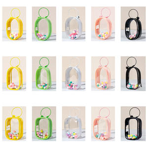 Bolsa de exhibición de cochecito de bebé de PVC de alta transparencia Estructura de hueso 3D Almacenamiento de muñecas transparente cerrado Ita-bag para regalos - Product Image 2