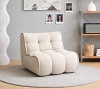 Fauteuil paresseux individuel en velours, tendance créative et populaire, pour salon, chambre et balcon
