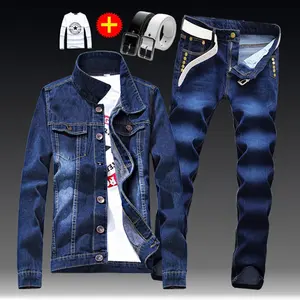 Vendas diretas de jaquetas jeans, jaquetas jeans, jaquetas casuais, bonitas e modernas, roupas e ternos jeans de alta qualidade em estoque