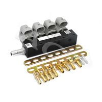 ACT Autogas - Kit de Repuestos para Automóviles, Kit de Conversión de Gas GLP Ajustable, Secuencial, 4 Cilindros, Riel de Inyectores de Combustible CNG/GLP