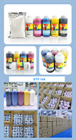Tinta Berbasis Air DTF CMYK W 6 Warna Kompatibel dengan Printhead XP600 I3200 untuk Printer Transfer Film DTF