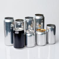 Canette en aluminium vide de qualité alimentaire 250ml/330ml/355ml/500ml, recyclable, pour boissons gazeuses