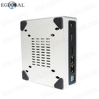 Mini PC de 10.ª Generación con Procesador Core I5 10210U/I7 10510U, Refrigeración por Ventilador, 2*DDR4, 4K 60Hz, TYPE-C, HD, DP, Gráficos UHD, WiFi, Windows 11, para Uso Empresarial