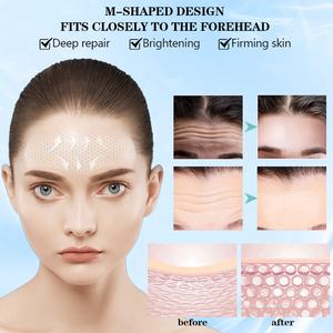 Testa Rugas Patches Private Label Anti Rugas Micro Agulha Patch Testa Rugas Removedor Ácido Hialurônico Colágeno Hidroge - Product Image 2