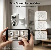 Caméra de sécurité WiFi sans fil PIX-LINK 2MP, surveillance intérieure CCTV, moniteur pour bébé et animaux domestiques, stockage sur carte SD et cloud, vision nocturne