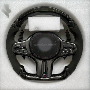 Volant sport en cuir avec écran LED, fibre de carbone, pour Mercedes Benz C217 W209/W204/W205/W206/W207 Coupé <span class=keywords><strong>C63s</strong></span> C63 - Product Image 6