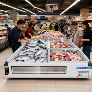 Congélateur coffre commercial à température unique pour supermarché, pour la conservation des aliments surgelés, des glaces et des boulettes - Product Image 4