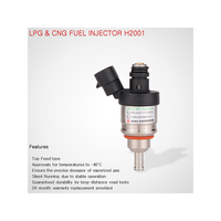 Injektor Bahan Bakar Diesel H2001 LPG/CNG Tipe Rail DC 12V Merek HANA Logam Garansi 2 Tahun untuk Penggantian Mobil, Produk Baru Laris Terjual
