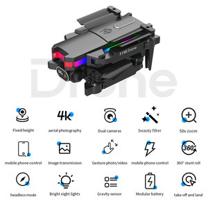 Hot F190 Private Mold Mini Foldable Indoor <strong>Drone</strong> Accessories Para <strong>Drones</strong> Camera China <strong>Drone</strong> 4k Professionnel for Kids - Product Image 3