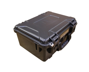Robust Waterproof Dustproof Equipment Enclosure ABS/PP <b>Plastic</b> IP67 Protection ROHS Certified Black 4mm Wall Outer Size - Product Image 1