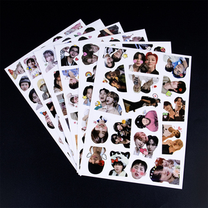 Estrela impermeável personalizada Adesivo Diy Promocional Die Cut Vinyl Impressão Adesivo personalizado Celebridade Adesivos Folhas - Product Image 2