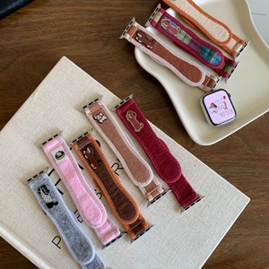 Correa de Nailon con Diseño de Dibujos Animados BEEFLYPOWER, Adorable Correa con Cierre de Gancho y Bucle para <span class=keywords><strong>Iwatch</strong></span> 11 10 SE <span class=keywords><strong>Ultra</strong></span> Xiaomi Band 9 <span class=keywords><strong>Pro</strong></span>, para Muñecas de Niñas - Product Image 1