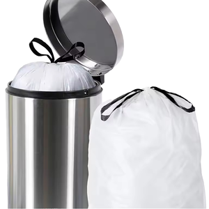 Bolsas de Basura Biodegradables con Cordón, Ecológicas, Resistentes a Fugas, con Relieve, para Hogar/Oficina/Baño, Venta al Por Mayor - Product Image 1