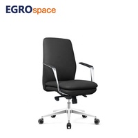 Chaise de Visiteur en Cuir EGROspace pour Conférences et Bureaux Professionnels