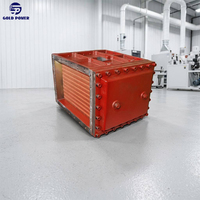 Refroidisseur d'air à structure tubulaire en cuivre, intercooler pour moteur diesel marin, bateau de pêche, navire de transport, refroidissement