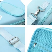 Étui de transport universel réglable avec bandoulière, coque rigide en EVA, design antichoc, ensemble complet d'accessoires pour console de jeu