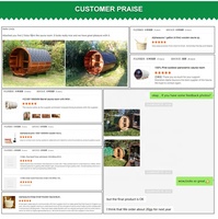 Kit de cabane en bois pas cher, maison préfabriquée, kits de cabane en bois préfabriquée, maison préfabriquée