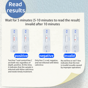 घरेलू उपयोग के लिए एमआर फेलाइन कैलिविवायरस (एफसीवी) एंटीजन रैपिड टेस्ट किट-घर के उपयोग के लिए आसान संचालन सुरक्षित और विश्वसनीय पशु चिकित्सा उपकरण - Product Image 5