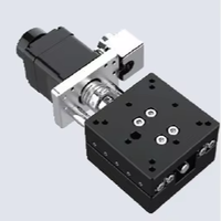 Table coulissante de précision électrique XY en aluminium et acier inoxydable avec guide linéaire, roulement à billes, vis à billes, course de 20 mm et 30 mm, garantie 1 an, OEM