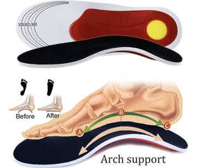 Semelles intérieures de sport en gel EVA renforcé, confortables, hautement élastiques, en PU, amortissantes, nouvelle <span class=keywords><strong>semelle</strong></span>, correction de la voûte plantaire, soutien pour les pieds plats - Product Image 3