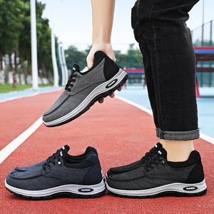 Scarpe da Corsa Uomo Autunnali Comode con Suola Morbida, Suola Spessa Traspirante, Tomaia in Mesh con Lacci, Nuovo Design a Bocca Bassa per Stabilità - Product Image 4