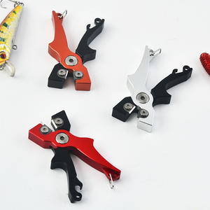 Alicates de pesca de aleación de aluminio, minicortador de línea portátil, hoja de acero de tungsteno, rojo, plateado, naranja, 24,5g, Q11 - Product Image 4