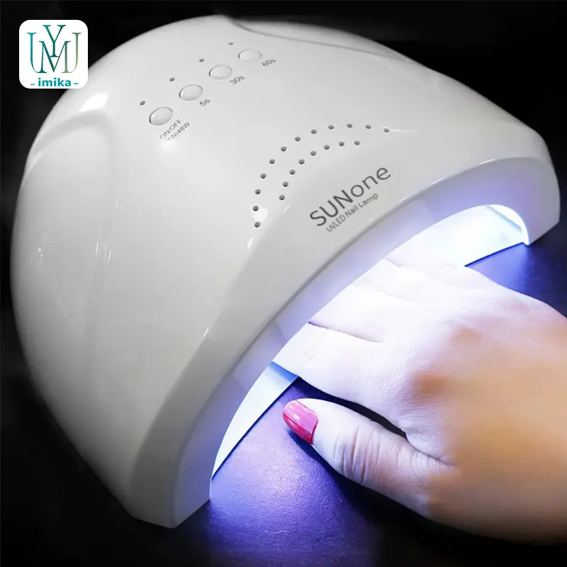 Xách Tay USB Giao Diện 48W Nail Nướng Chữa Đèn UV LED Kép Nguồn Ánh Sáng UV Nail Trị Liệu Làm Móng Tay Ánh Sáng Cho Móng Tay Máy Sấy