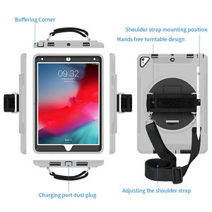 TS-TC01Shockproof funda de tableta para <span class=keywords><strong>iPad</strong></span> 2019,2020, Air2,3 <span class=keywords><strong>Pro</strong></span> 10,2, 10,5, 10,9 "360 funda protectora de gota de soporte giratorio - Product Image 3