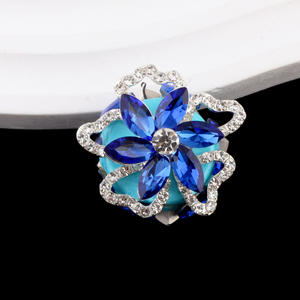 Nouveauté, perles en vrac en alliage pour le bricolage, diamant complet, flocon de neige rotatif, fabrication de bracelets pour la sortie d'air de voiture - Product Image 4