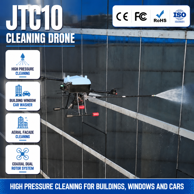 Cleaning Drone Industrial Grade Smart Exterior Wall Washing Machine Professional Window Maintenance Device for Commercial