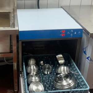 Lave-vaisselle professionnel compact en acier inoxydable, sur comptoir ou sous comptoir, avec lave-verres intégré pour bars et cafés - Product Image 6