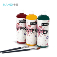 Peinture acrylique à base d'eau non toxique 500 ml, haute couvrance, lot de 36 couleurs pour artistes, dessin, verre, papier, toile