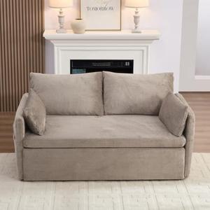 Queen Pull Out Couch Convertible Sofa Bed Queen with Adjustable Backrest 3-in-1 Pull Out Sofa Bed for <strong>Small</strong> Space Bedroom - Product Image 5