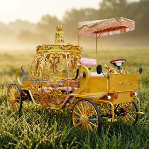 Chariot de Cendrillon/chariot électrique à chevaux personnalisable, best-seller, fourni par l'usine - Product Image 1