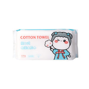 Serviette faciale en coton LMLTOP 220g, simple couche, motif maillé, jetable, pour usage général - Product Image 1