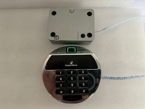 Nhà sản xuất an ninh LCD kỹ thuật số vòng an toàn Súng Khóa vân tay điện tử sinh trắc học an toàn hộp khóa hộp sử dụng Vault két - Product Image 4