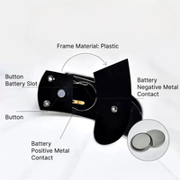 CARDSILK Accessoires lumineux très demandés pour chapeau de cowboy et ballon de plage lumineux, ainsi que des boucles d'oreilles LED colorées et lumineuses