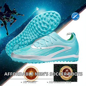 Factory Supplier Hot Selling New Arrival Cheap PVC Midsole PU Fly Knit Upper TPU Outsole Football <b>Boots</b> Soccer Shoes Men <b>Spring</b> - Product Image 2