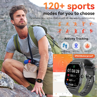 Montre connectée unisexe SENBONO T13, écran tactile TFT HD ultra-fin de 1,955 pouces, étanche IP68, tracker d'activité physique, montre de sport au poignet, 5-10