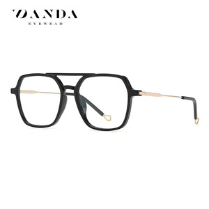Danda Eyewear Lunettes anti-lumière bleue à monture rectangulaire complète TJ849 Lunettes légères unisexes - Product Image 5