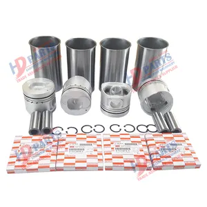 4BE1 Cylinder Liner Sleeve Piston Set For ISUZU Diesel Engine Repair Parts Kit