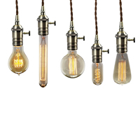 Ampoules Edison Incandescentes Rétro Vintage CE ROHS G125 G95 G80 ST64 ST58 T45 A19 T30 220V 40W 60W