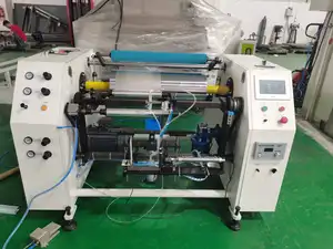 Máquina de rebobinado de papel de aluminio para barbacoa, máquina rebobinadora de papel plateado, sin dispensación automática