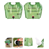Pochette alimentaire verticale avec bec verseur, 1 gallon, sac à boisson en plastique transparent pour les voyages en plein air et l'alpinisme
