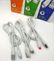 Cable de Datos Micro USB Android V8 Urus XF-105M, 9A, 1M, Carga Rápida, Cable USB 2.0 de Plástico para Teléfonos Móviles, Superventas