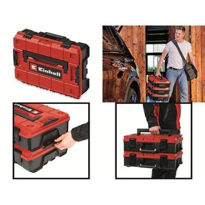 EINHELL E-Box Koffer S-F - Caja de Almacenamiento de Herramientas Rectangular Apilable (512228) - Product Image 1