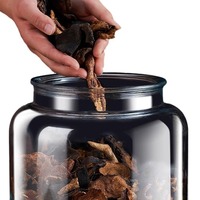 Tarro de Almacenamiento de Cáscara de Mandarina Estilo 2.0-3.0L, Contenedor Sellado de Vidrio Sodocálcico de Grado Alimenticio, Caja para Té, Venta al por Mayor, MOQ Personalizado